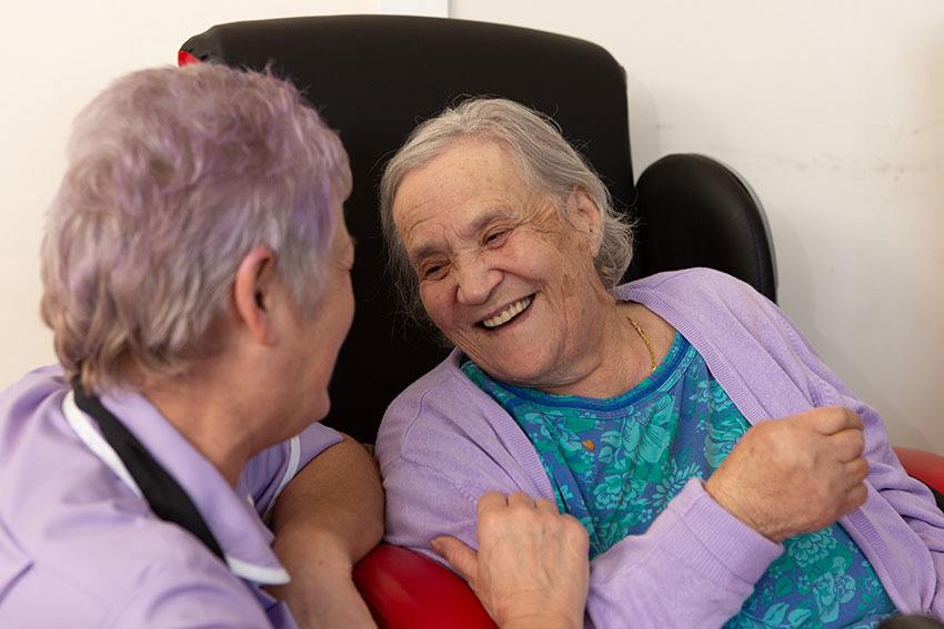 Resident & Carer at Cavendish Care Home